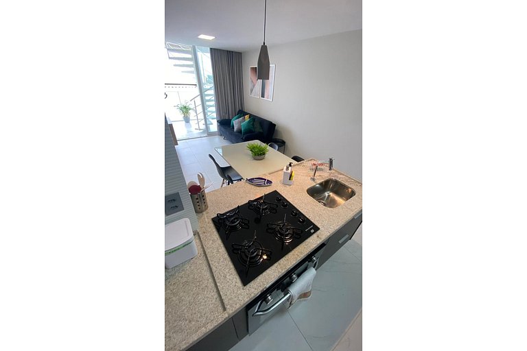 403A - Cobertura Duplex - Vista Mar, Pé na Areia