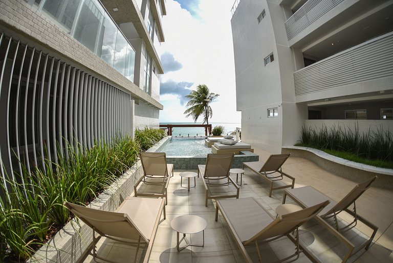 403A - Cobertura Duplex - Vista Mar, Pé na Areia