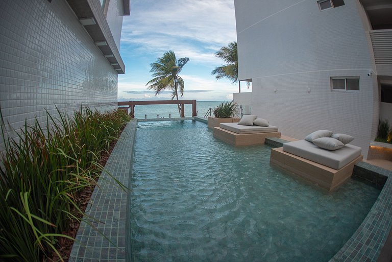 403A - Cobertura Duplex - Vista Mar, Pé na Areia