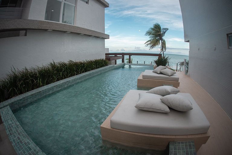 Apto 304A, LUXO 2 suítes, Pé na Areia Branco Haus
