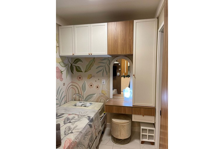 Apto 304A, LUXO 2 suítes, Pé na Areia Branco Haus