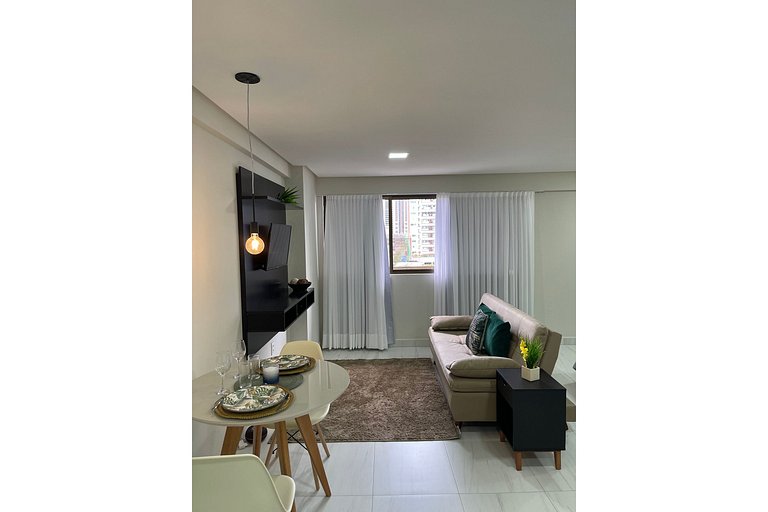 209 - Flat Luxuoso no Cabo Branco