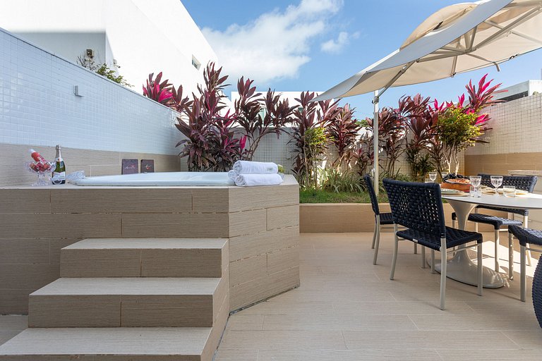 106A - Apto Luxo Garden 2 Suítes - Branco Haus