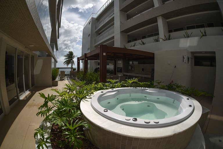 105B - Luxo Garden c piscina - Branco Haus by Jess