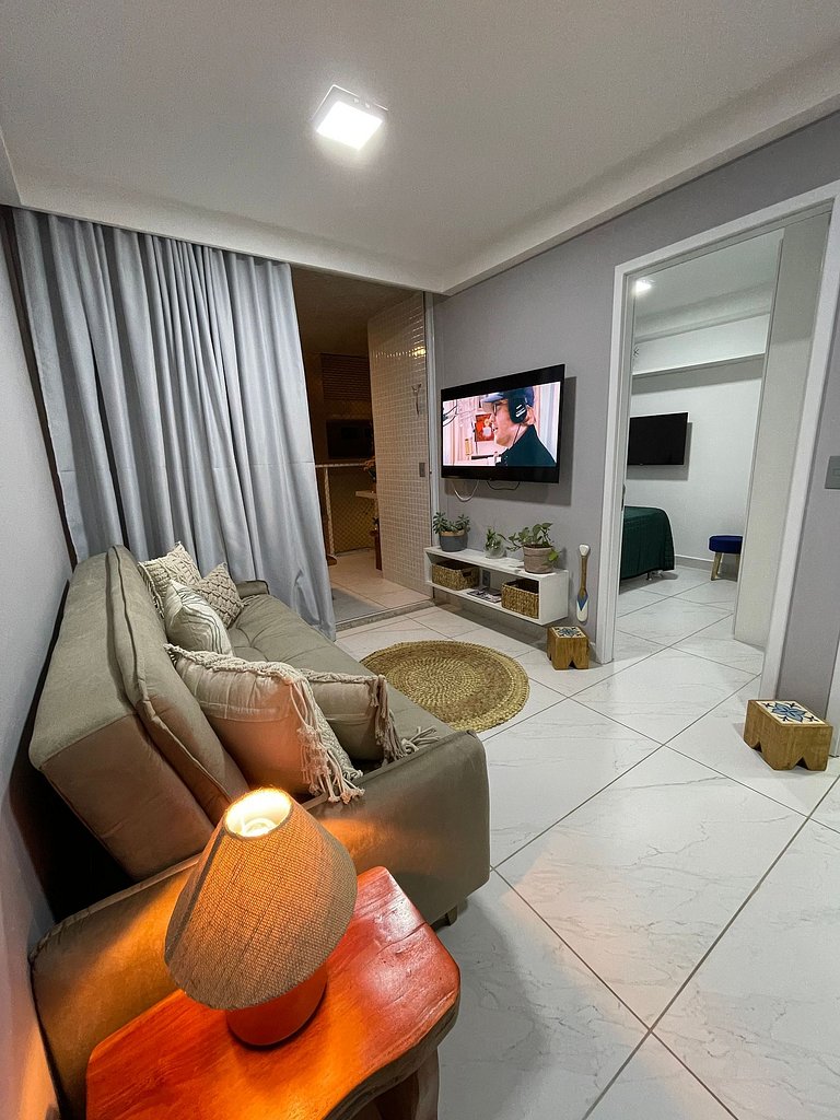 Paraíso Casal - Pé na Areia, Branco Haus by Jess