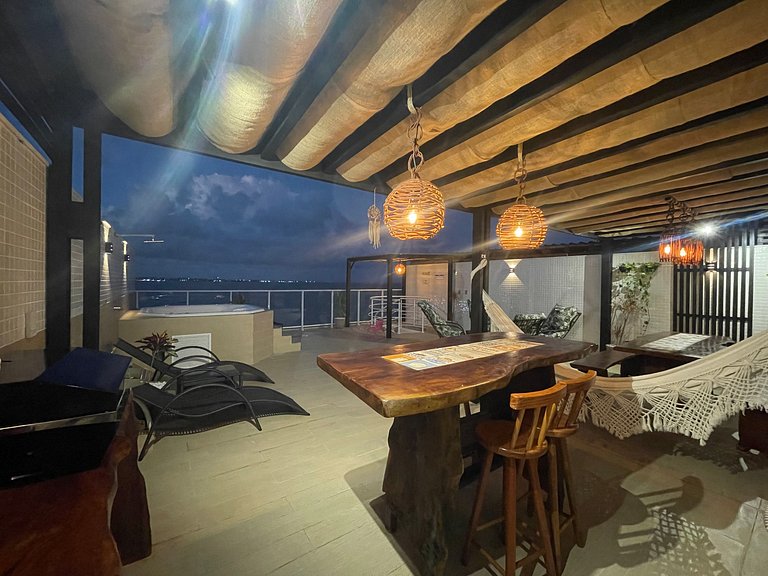 402B Cobertura Duplex Vista para o Mar - Branco Haus