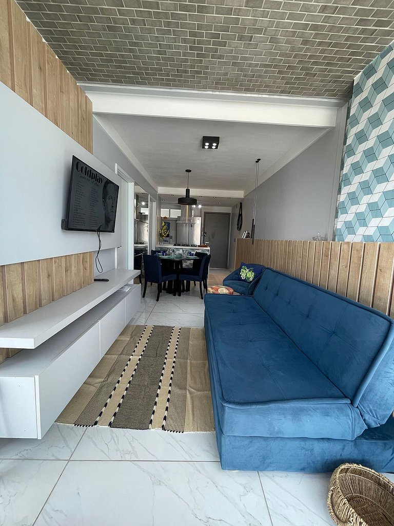406A - Apto Luxo 2 Suítes - Pé na Areia do Branco Haus