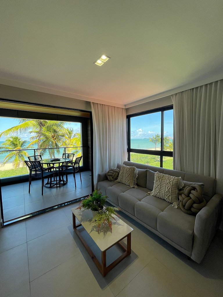 304 - Apto Luxo - Vista pro Mar, Pé na Areia