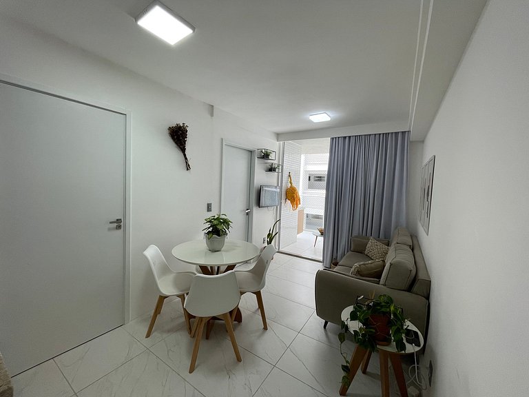 311B·Branco Haus–Elegância, conforto e mar aos pés