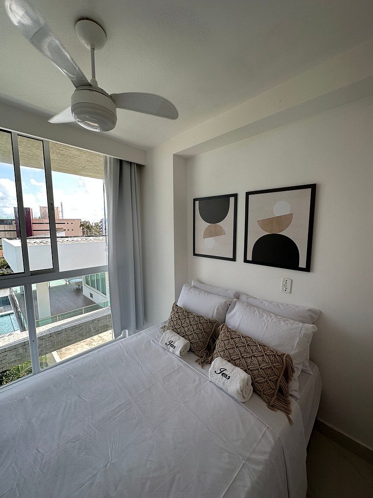 Cobertura 401A Duplex, Fente-Mar, 3 qtos by Jess