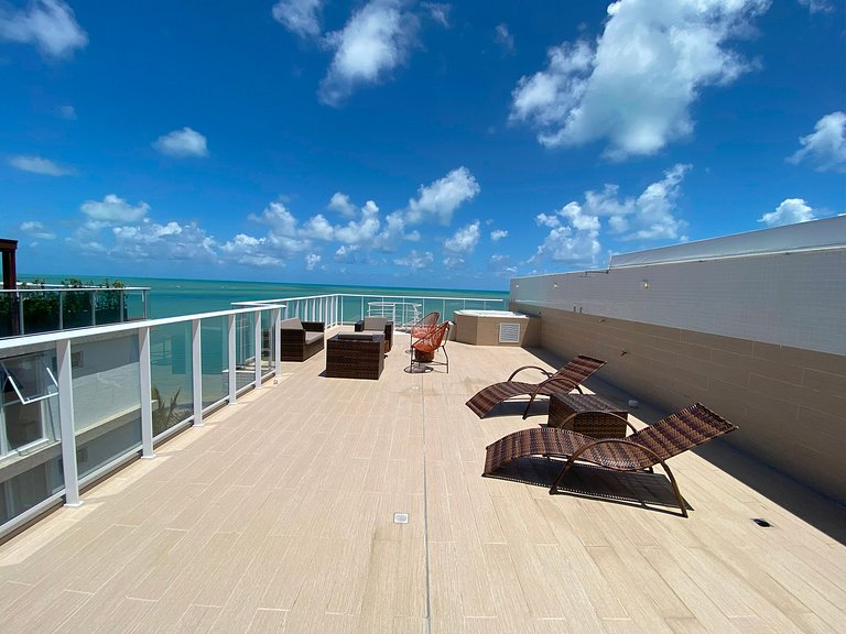 Cobertura 401A Duplex, Fente-Mar, 3 qtos by Jess