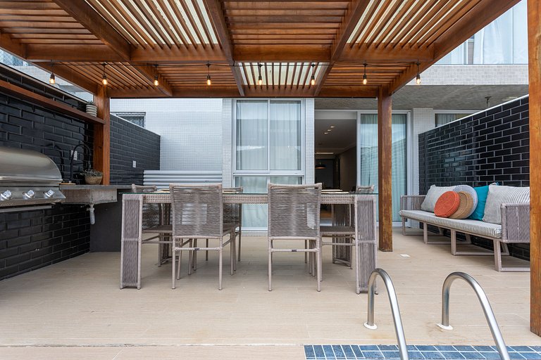 105B - Luxo Garden c piscina - Branco Haus by Jess