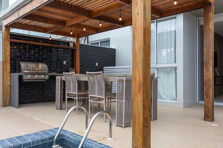 105B - Luxo Garden c piscina - Branco Haus by Jess