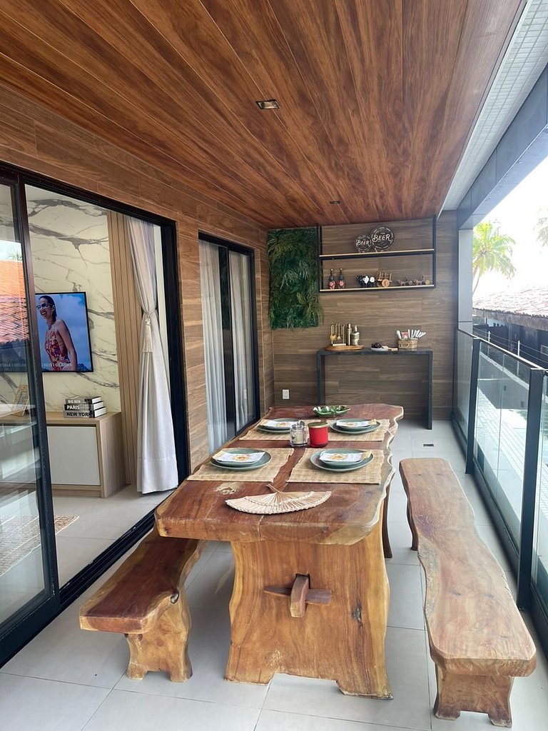 101 - Big Apartment Gold, Pé na Areia, Altamare