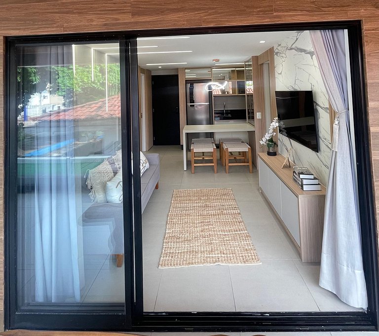 101 - Big Apartment Gold, Pé na Areia, Altamare