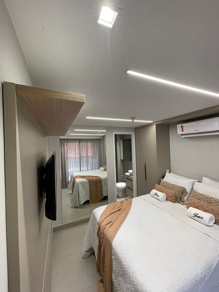 101 - Big Apartment Gold, Pé na Areia, Altamare