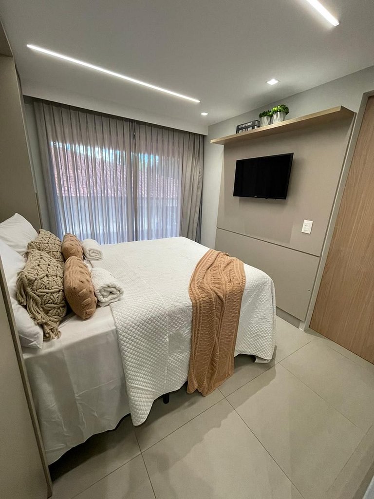 101 - Big Apartment Gold, Pé na Areia, Altamare
