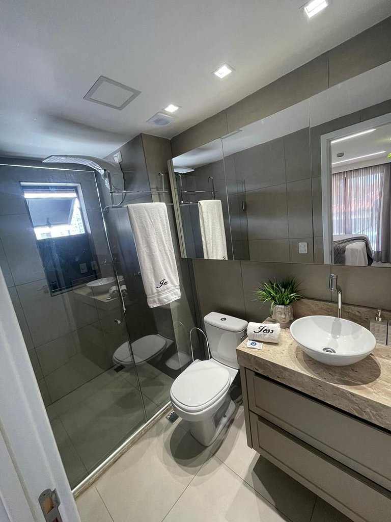 101 - Big Apartment Gold, Pé na Areia, Altamare