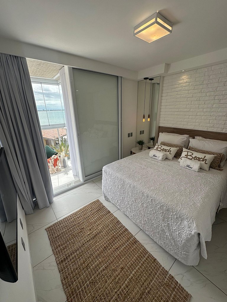 405B - Apto Vista pro Mar 2 suítes - Branco Haus