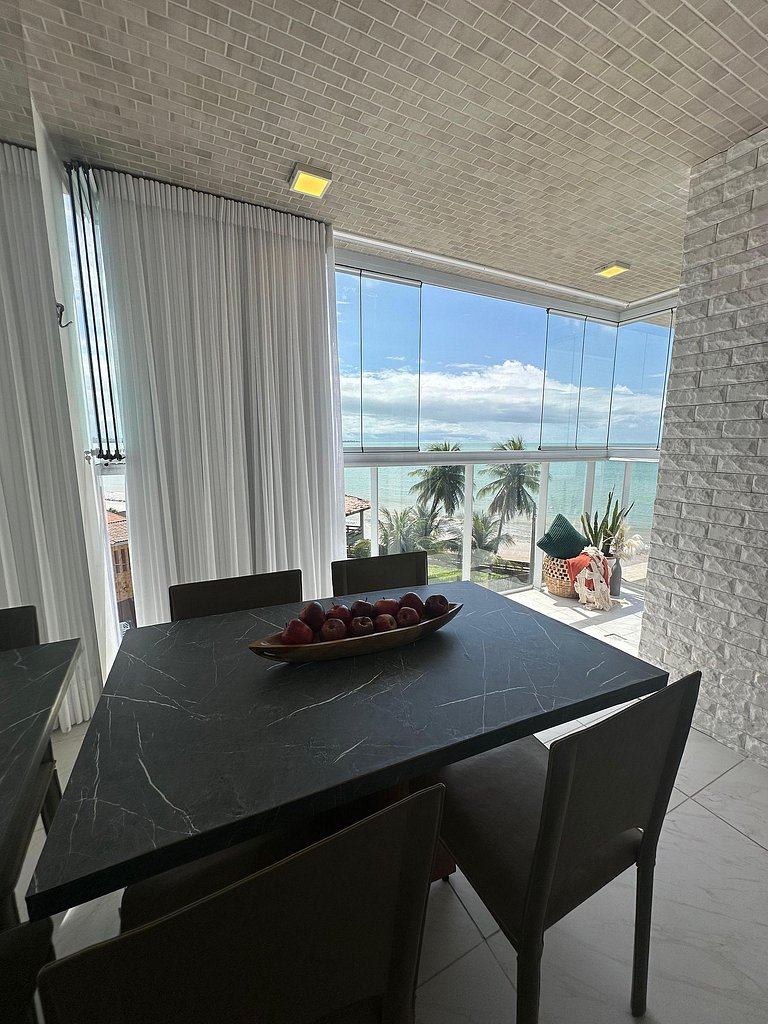 405B - Apto Vista pro Mar 2 suítes - Branco Haus