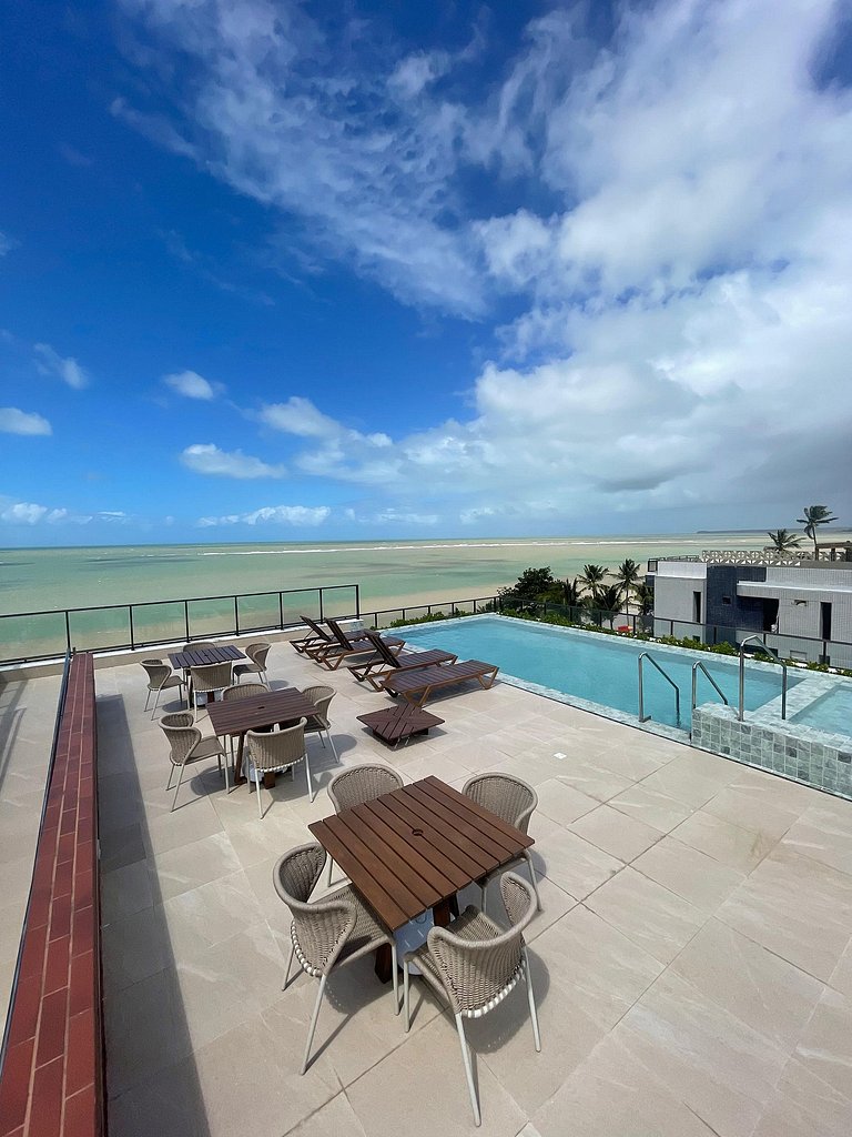 Pé na Areia, Apartamento Luxo - Smart Bessa