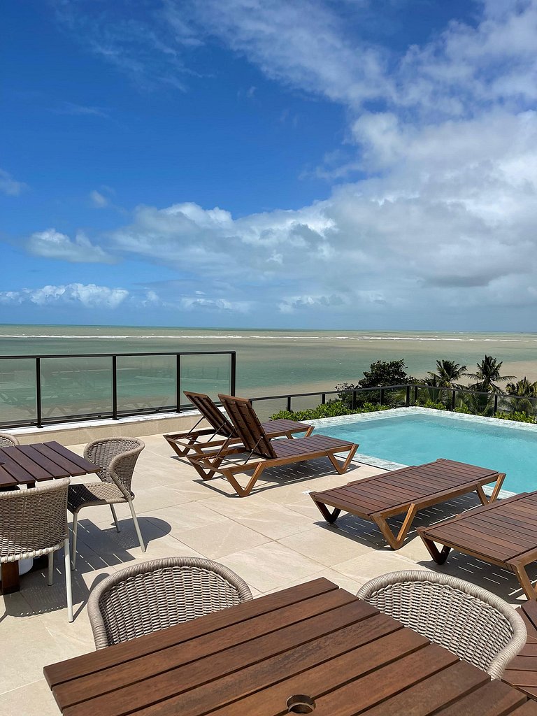 Pé na Areia, Apartamento Luxo - Smart Bessa