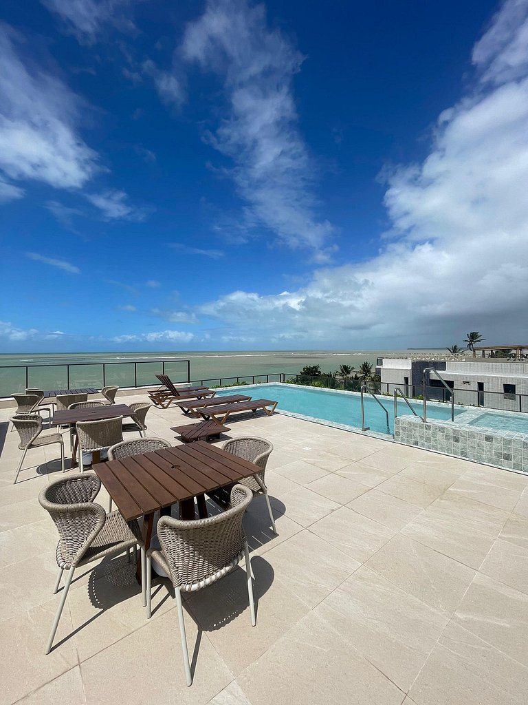 Pé na Areia, Apartamento Luxo - Smart Bessa