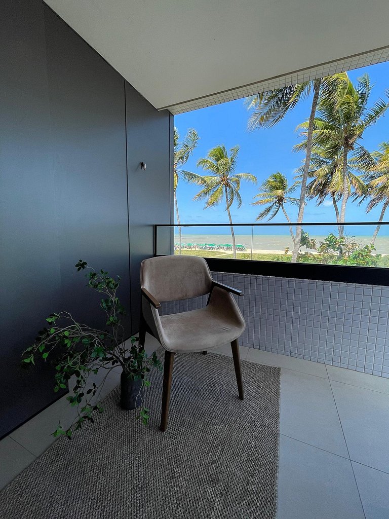 104 - Apto Alto Padrão: Vista pro Mar, Pé na Areia