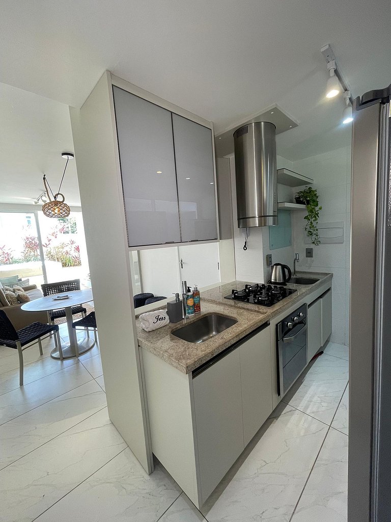 106A - Apto Luxo Garden 2 Suítes - Branco Haus