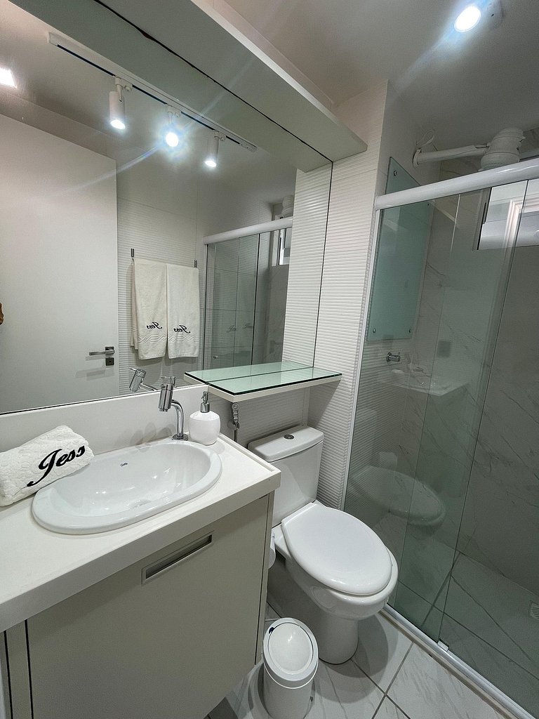 106A - Apto Luxo Garden 2 Suítes - Branco Haus