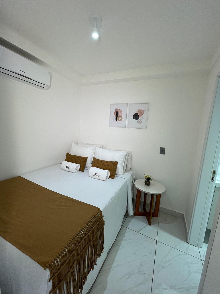 106A - Apto Luxo Garden 2 Suítes - Branco Haus