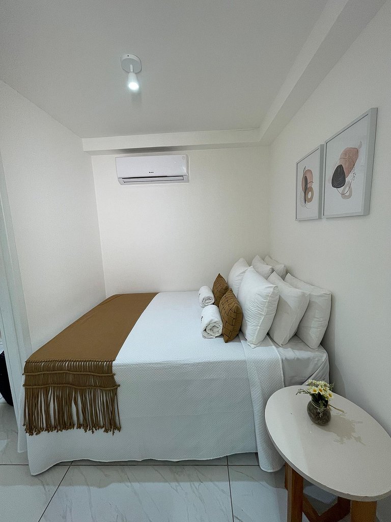 106A - Apto Luxo Garden 2 Suítes - Branco Haus
