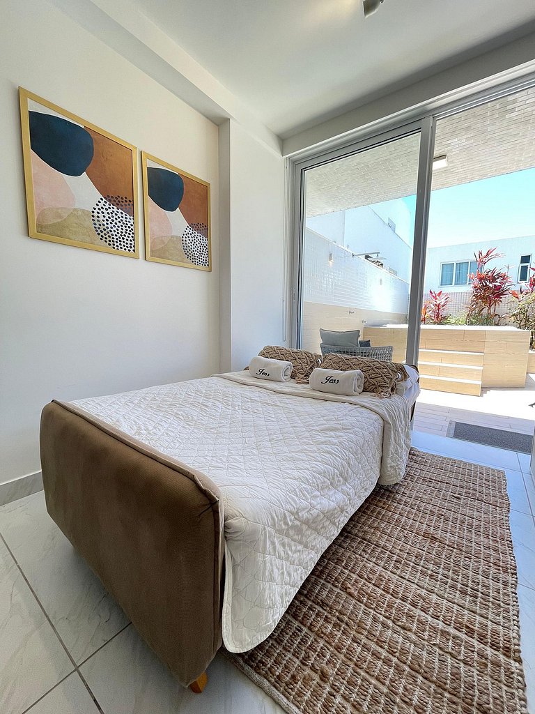 106A - Apto Luxo Garden 2 Suítes - Branco Haus
