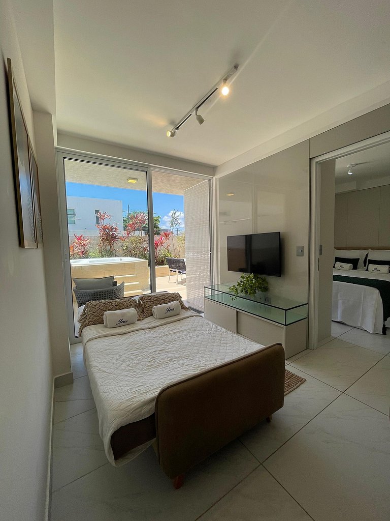 106A - Apto Luxo Garden 2 Suítes - Branco Haus