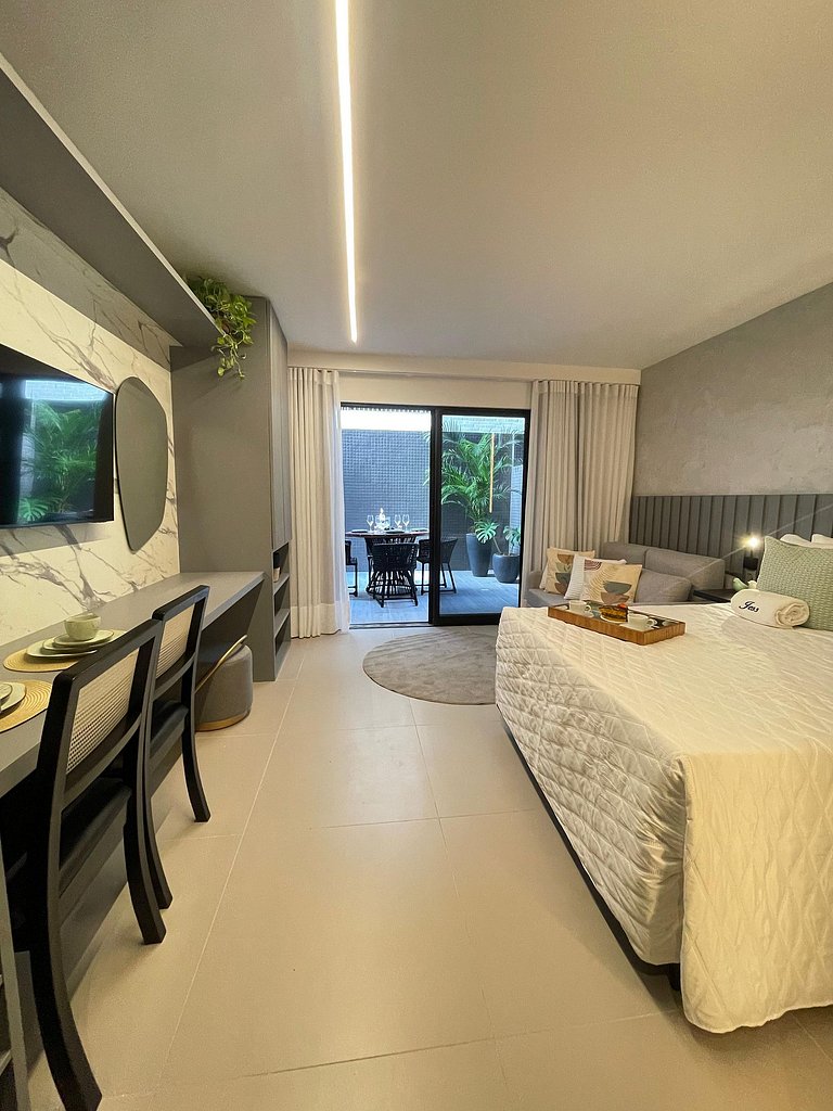 Flat 12 - Alto Padrão Beach Haus - by Jess
