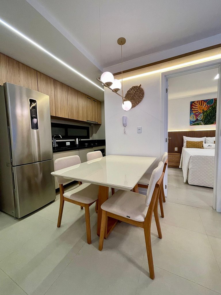 Pé na Areia, Apartamento Luxo - Smart Bessa