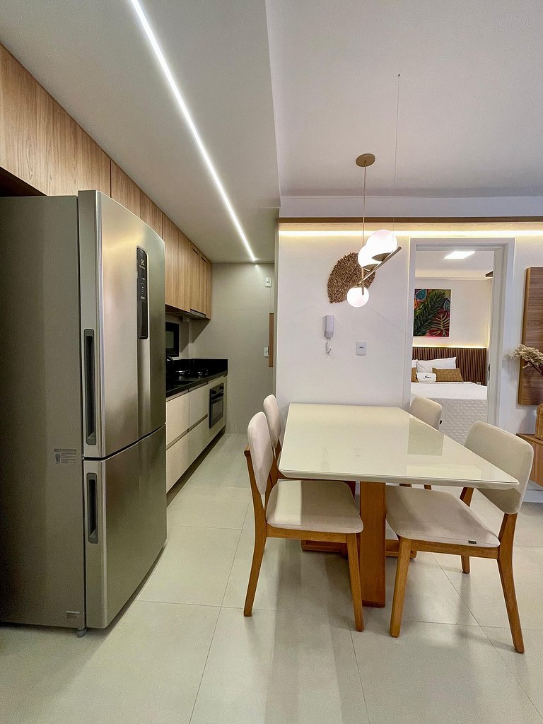 Pé na Areia, Apartamento Luxo - Smart Bessa