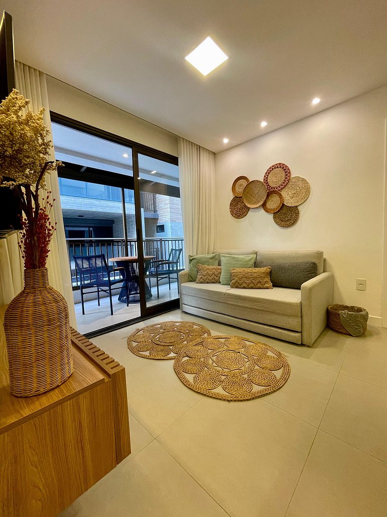 Pé na Areia, Apartamento Luxo - Smart Bessa