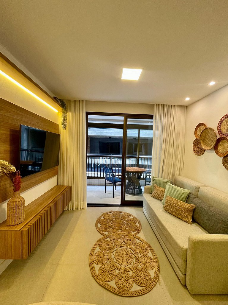 Pé na Areia, Apartamento Luxo - Smart Bessa