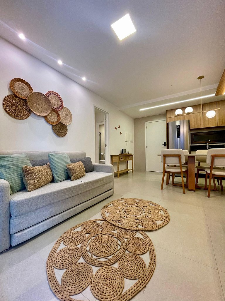 Pé na Areia, Apartamento Luxo - Smart Bessa