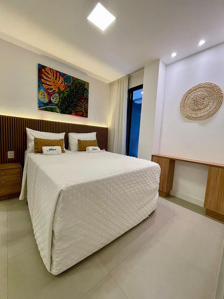 Pé na Areia, Apartamento Luxo - Smart Bessa
