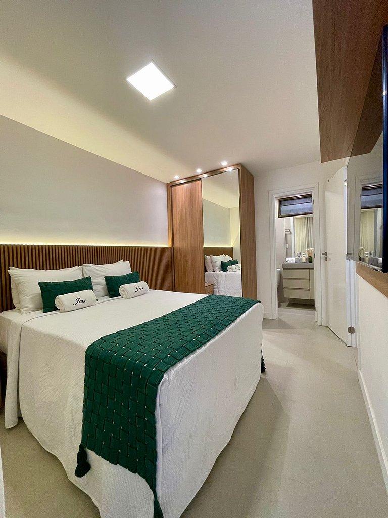 Pé na Areia, Apartamento Luxo - Smart Bessa