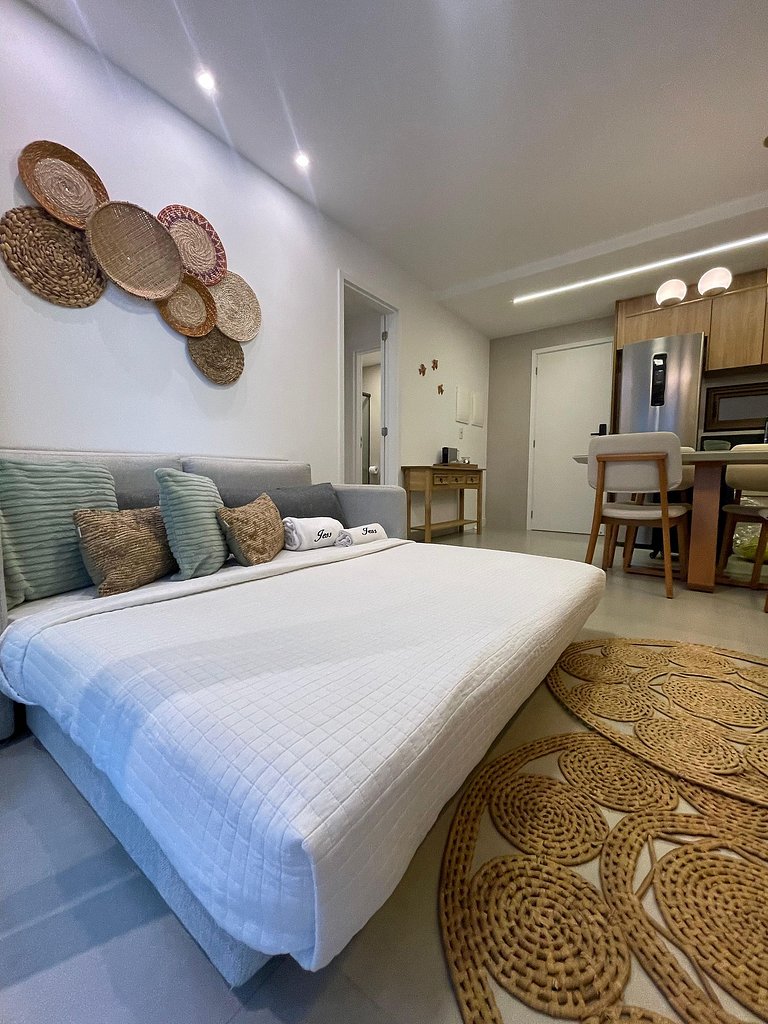 Pé na Areia, Apartamento Luxo - Smart Bessa