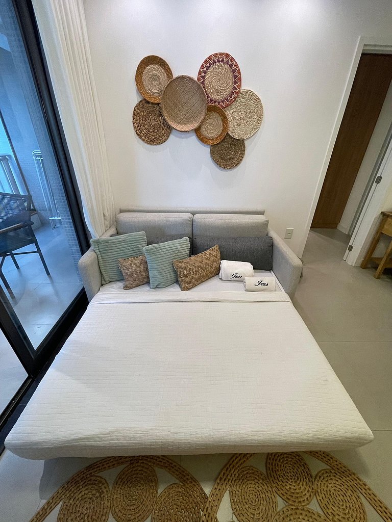 Pé na Areia, Apartamento Luxo - Smart Bessa