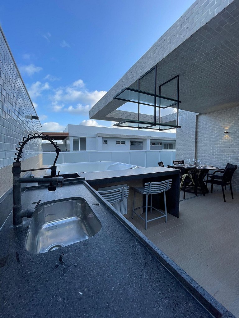 510B - Branco Haus Apto Luxo 2 suites e Banheira