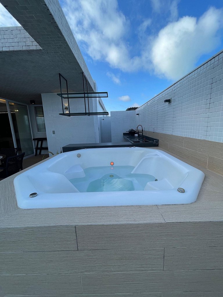 510B - Branco Haus Apto Luxo 2 suites e Banheira