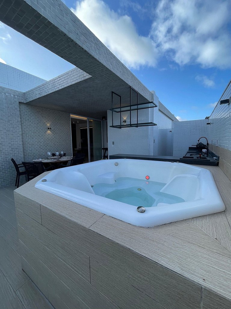 510B - Branco Haus Apto Luxo 2 suites e Banheira