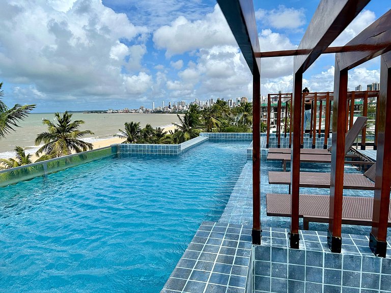 101 - Big Apartment Gold, Pé na Areia, Altamare