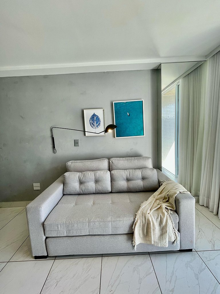105B - Luxo Garden c piscina - Branco Haus by Jess