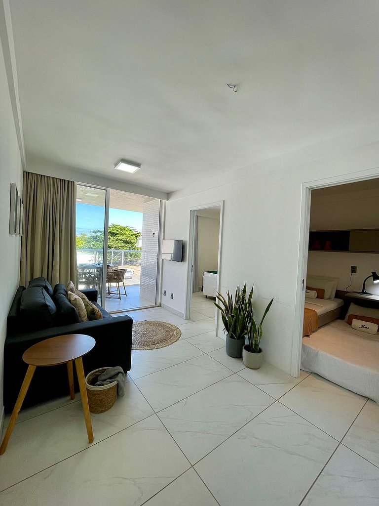 306A - Apto Alto Padrão - Pé na areia do Branco Haus